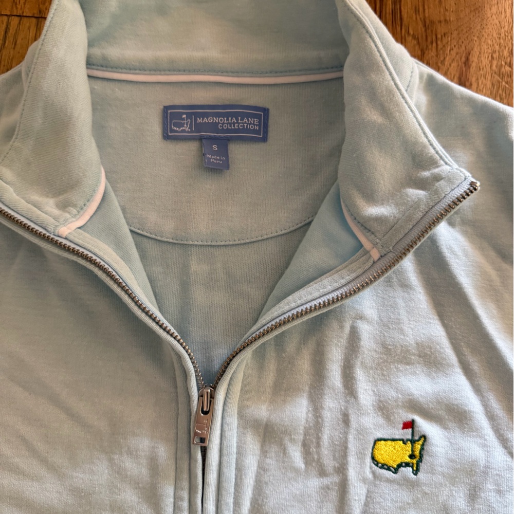 Masters Light Blue Quarter-Zip Pullover from the Magnolia Collection - so soft!